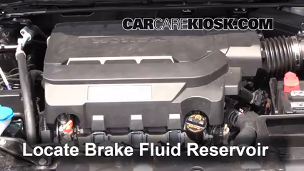 2014 Honda Accord EX-L 3.5L V6 Sedan Brake Fluid Add Fluid